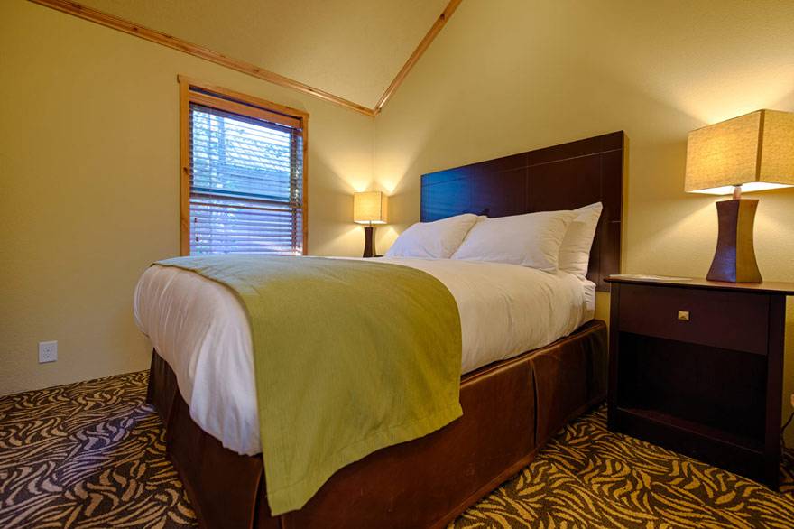 Yellowstone cabins feature a second bedroom, perfect for large parties.