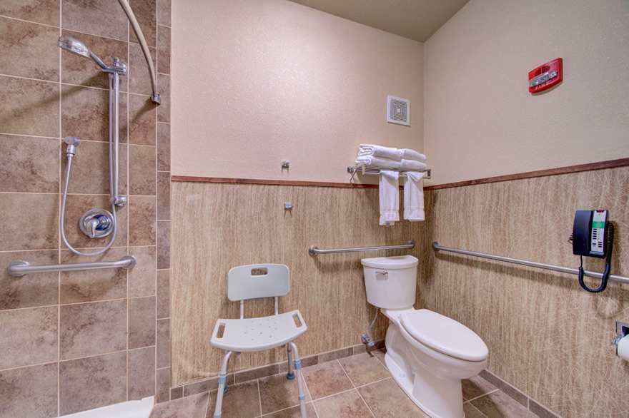 Traditional ADA Bathroom at Holiday Inn West Yellowstone