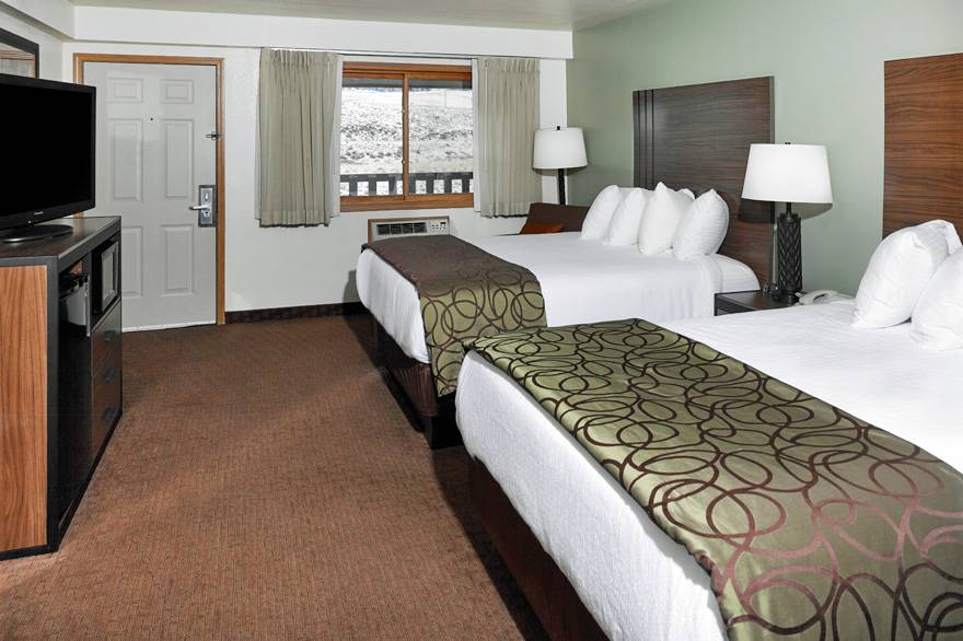 River View room with 2 Queen Beds at The Ridgeline Hotel at Yellowstone