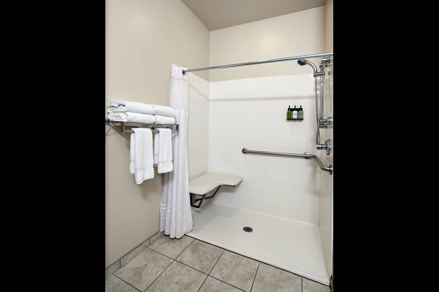 Yellowstone Park Hotel ADA Accessible Restroom with Roll-In Shower