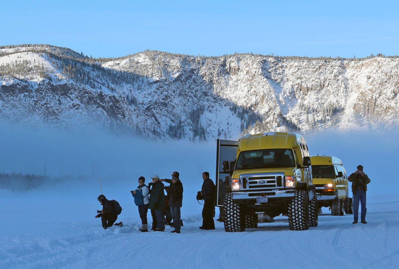 Yellowstone snowcoach tours