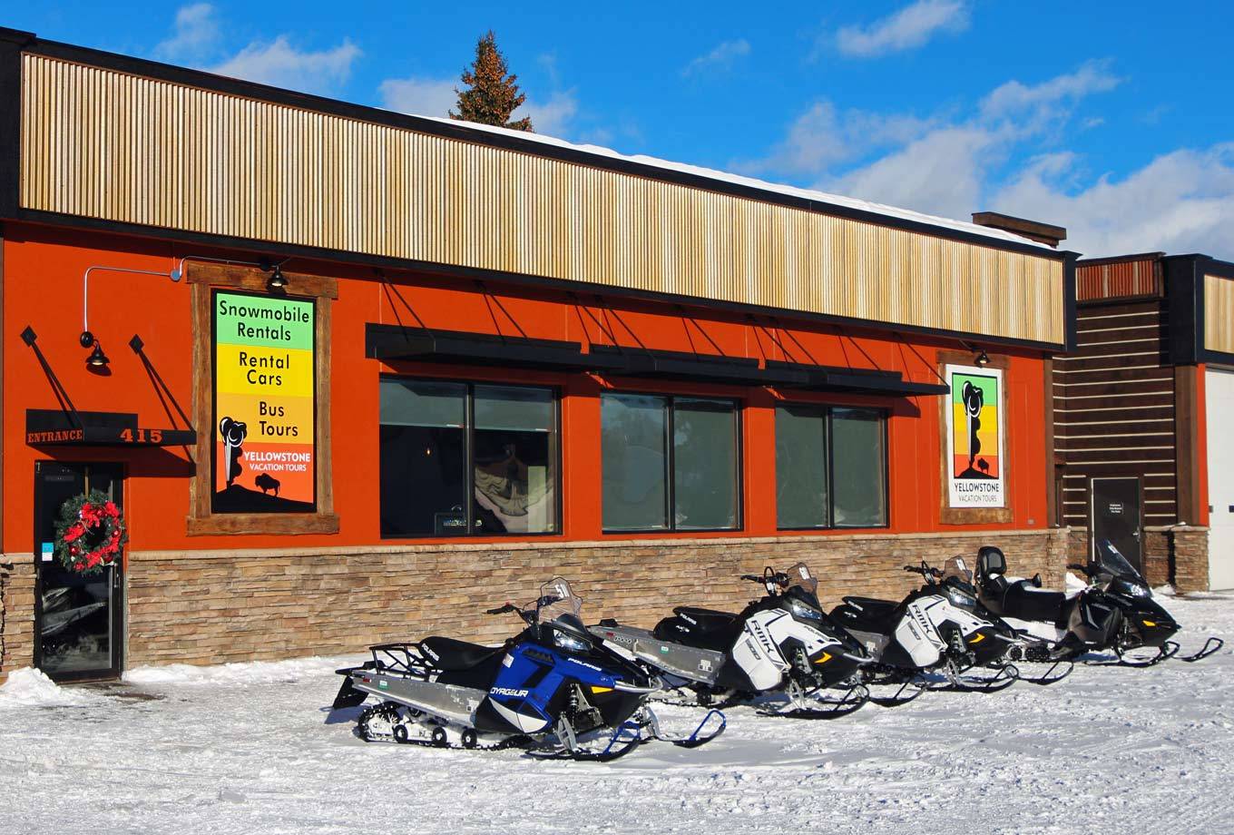 Yellowstone Vacations snowmobile sales