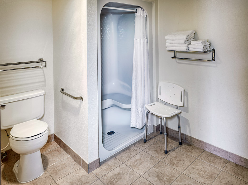 ADA Amenities at the Best Western by Mammoth Hot Springs