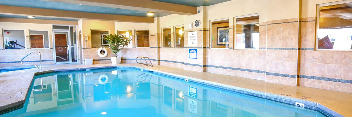 Indoor heated swimming pool at the Holiday Inn West Yellowstone