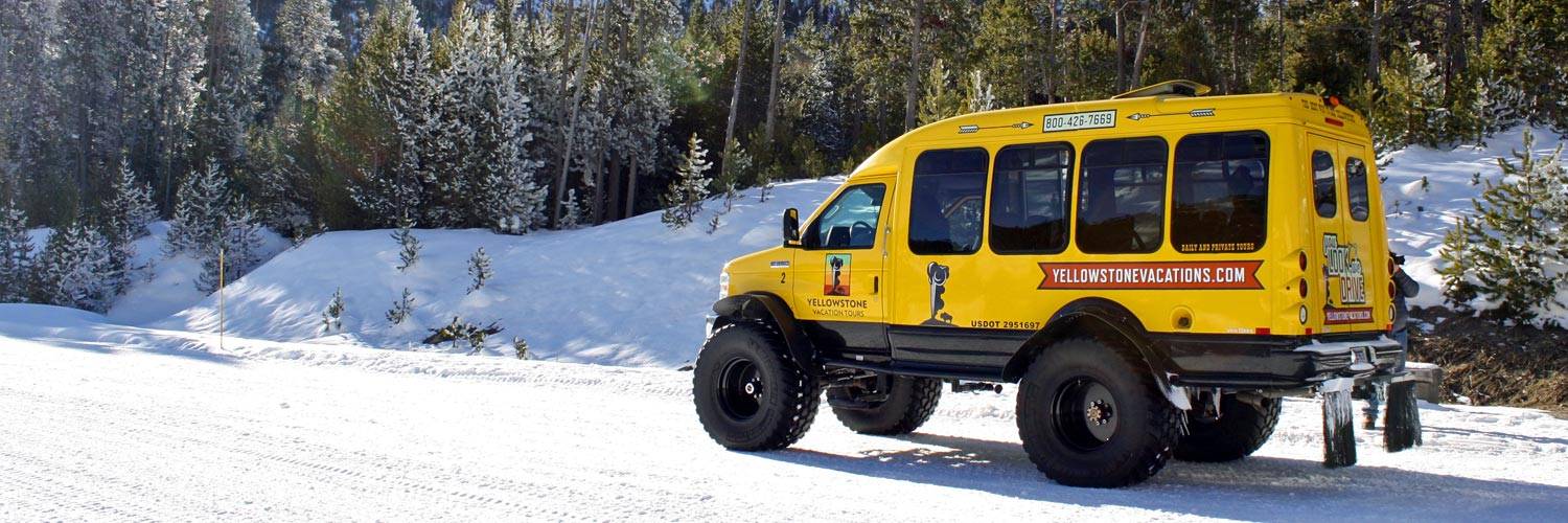 Snowcoach trips in Yellowstone National Park