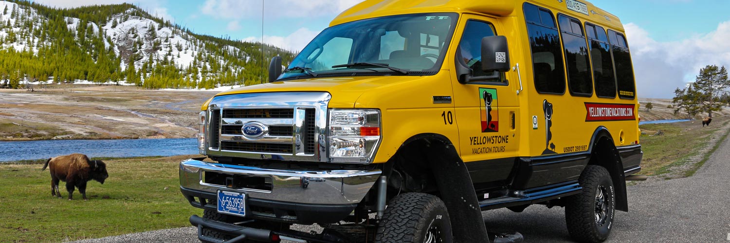 A summer bus tour with Yellowstone Vacation Tours