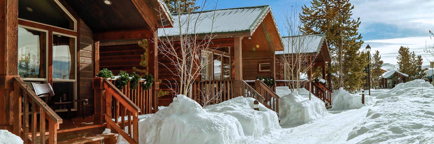 Explorer Cabins at Yellowstone in Winter