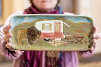 Yellowstone bison plate available for purchase at Yellowstone General Stores