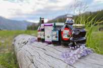 Huckleberry products available for purchase at Yellowstone General Stores