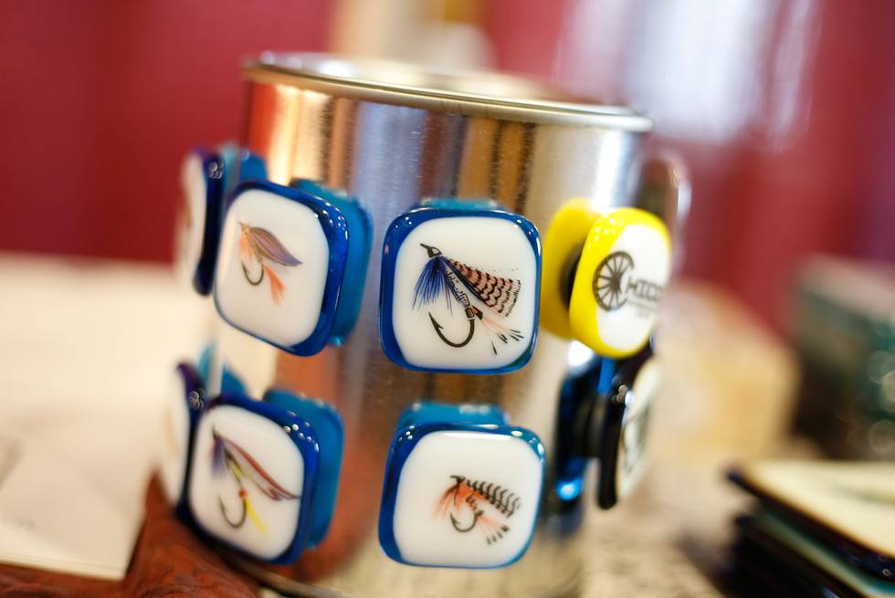 Fishing lure magnets available for purchase at Yellowstone General Stores