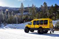 Snowcoach tours of Yellowstone National Park with Yellowstone Vacations