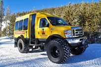 Snowcoach tours of Yellowstone National Park with Yellowstone Vacations