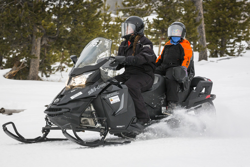 Yellowstone snowmobiling isn't just for adults - kids can ride too!