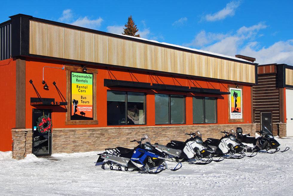 Yellowstone Vacations snowmobile rentals