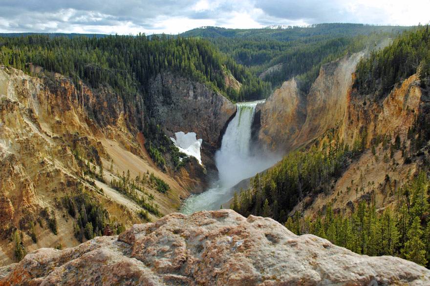 Grand Canyon of the Yellowstone in Yellowstone National Park